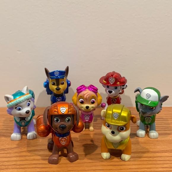 Paw Patrol Other - Paw patrol action pack pup metallic series set of 7